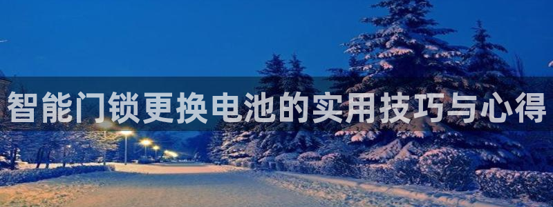 开丰娱乐平台地址查询：智能门锁更换电池的实用技巧与心得