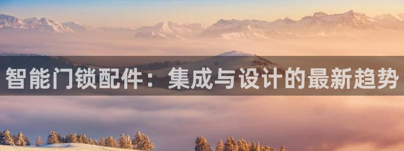 开丰娱乐会员中心：智能门锁配件：集成与设计的最新趋势