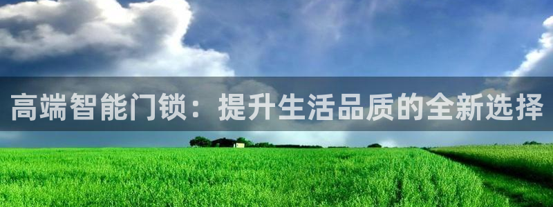 开丰娱乐体育平台：高端智能门锁：提升生活品质的全新选择