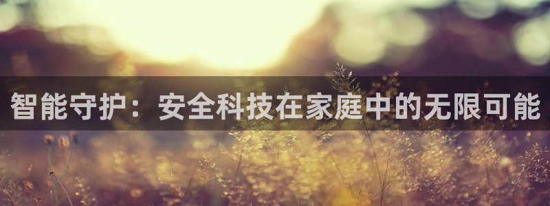 开丰娱乐平台提现失败：智能守护：安全科技在家庭中的无限可能