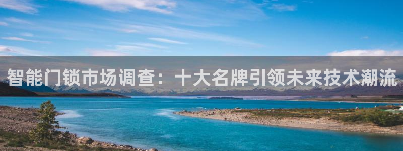 开丰娱乐登入地址查询：智能门锁市场调查：十大名牌引领未来技术