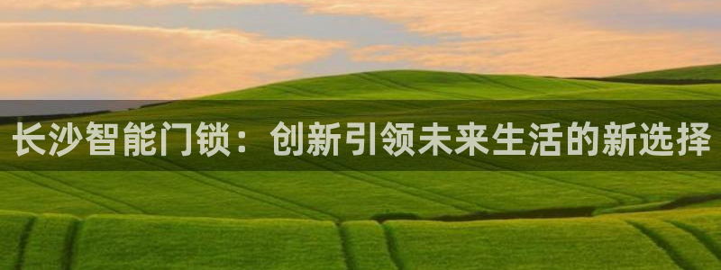 开丰娱乐官网登录平台：长沙智能门锁：创新引领未来生活的新选择