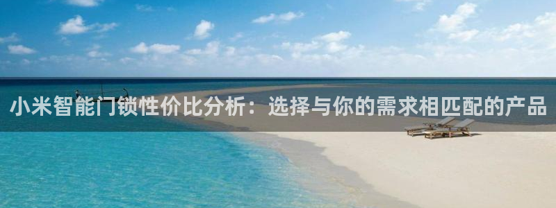 开丰娱乐会员中心：小米智能门锁性价比分析：选择与你的需求相匹