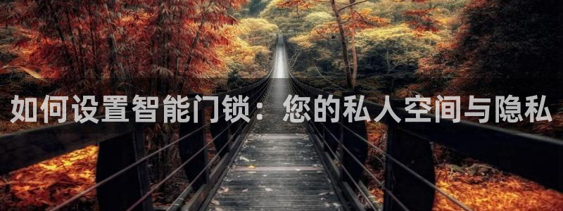 开丰娱乐：如何设置智能门锁：您的私人空间与隐私