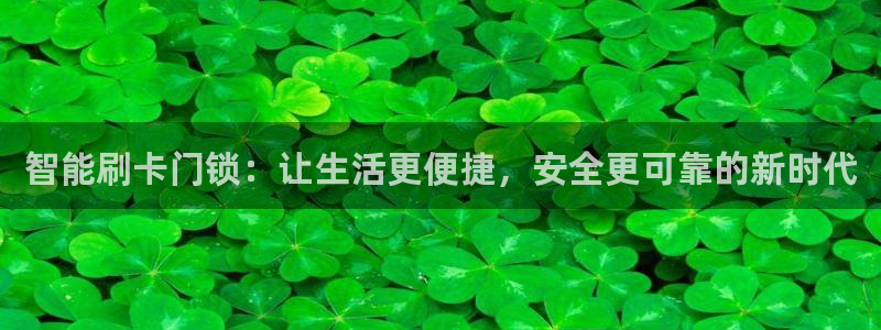 开丰娱乐登入地址查询：智能刷卡门锁：让生活更便捷，安全更可靠