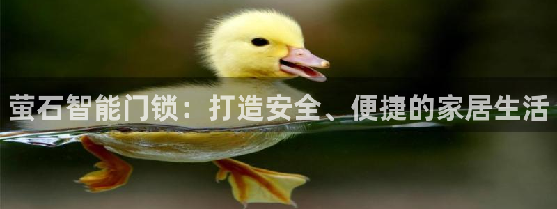 开丰娱乐违法吗：萤石智能门锁：打造安全、便捷的家居生活