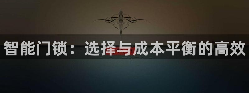 开丰娱乐下：智能门锁：选择与成本平衡的高效