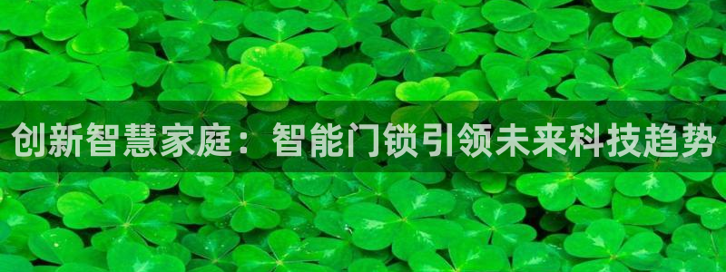 开丰娱乐科技：创新智慧家庭：智能门锁引领未来科技趋势