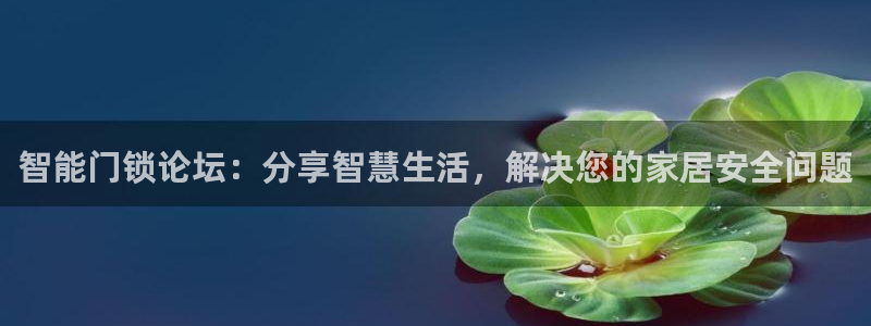 开丰娱乐巾67五壹叁八：智能门锁论坛：分享智慧生活，解决您的