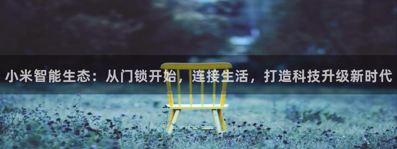 开丰娱乐注册系究耍333OO：小米智能生态：从门锁开始，连接