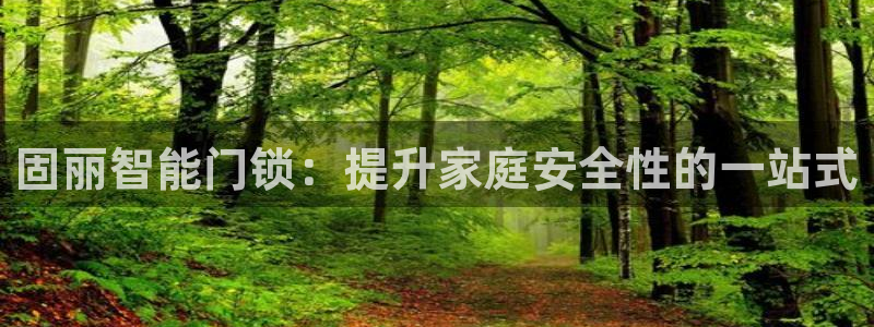 开丰娱乐平台注册：固丽智能门锁：提升家庭安全性的一站式