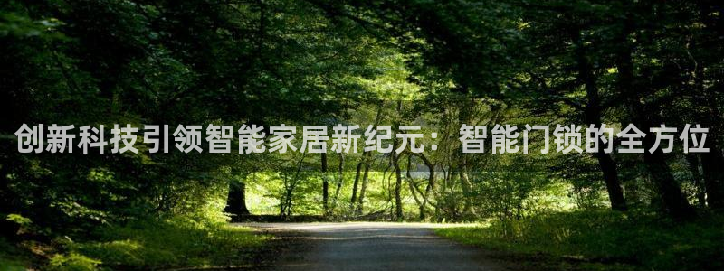 开丰娱乐网址：创新科技引领智能家居新纪元：智能门锁的全方位
